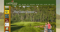 Desktop Screenshot of lakewoodgolfresort.ca